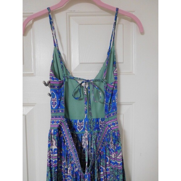 Darling NWT~Dress Day Open Back Floral Print Maxi Dress Size Medium - Picture 8 of 11